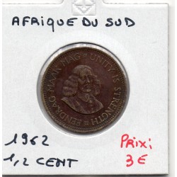 Afrique du sud 1/2 cent 1962 TTB+ KM 56 pièce de monnaie