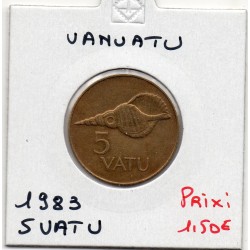 Vanuatu 5 Vatu 1983 SPL, KM 5 pièce de monnaie