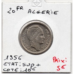 Algérie 20 Francs 1956 Sup+, Lec 49 pièce de monnaie