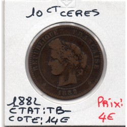 10 centimes Cérès 1882 A Paris TB-, France pièce de monnaie