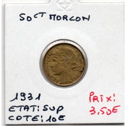 50 centimes Morlon 1931 Sup, France pièce de monnaie