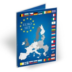 Carte de collection pour 1 Série de pièces Euro