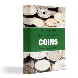 Album de poche pour 48 pièces 33mm ou moins, Couverture Coins décorée