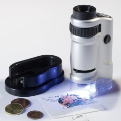 Microscope avec Zoom et LED, 20 fois et 40 Fois 