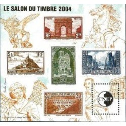 Bloc CNEP Yvert No 41 2004, Le salon du timbre
