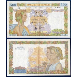 500 Francs La Paix Sup 29.1.1942 Billet de la banque de France