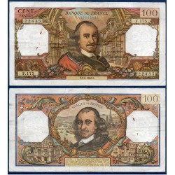 100 Francs Corneille TB+ 2.6.1966 Billet de la banque de France