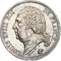 1/2 franc Louis XVIII