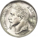 5 francs Napo Laurée