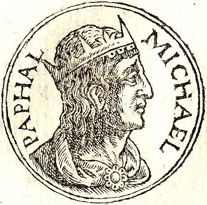 Pièces de Monnaie Byzantine de L'empereur Byzantin Michel