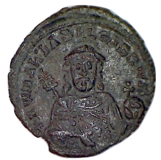 Pièces de Monnaie Byzantine de L'empereur Byzantin Anastasius 1er