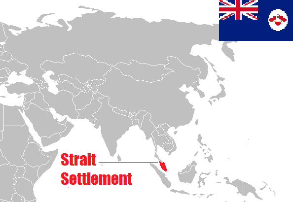 Pièces de monnaie de collection des straits settlements