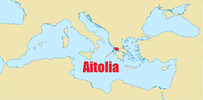 les pieces de monnaie grecques d'Aitolia