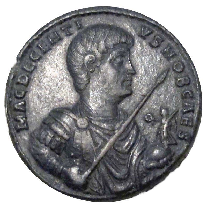 Les pièces de Monnaie Romain de L'empereur Decence
