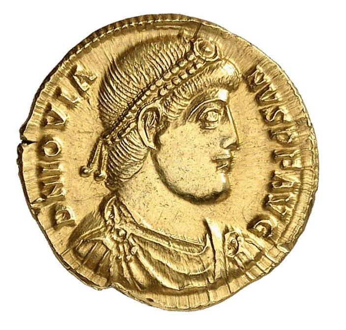 Les pièces de Monnaie romaine de Jovien